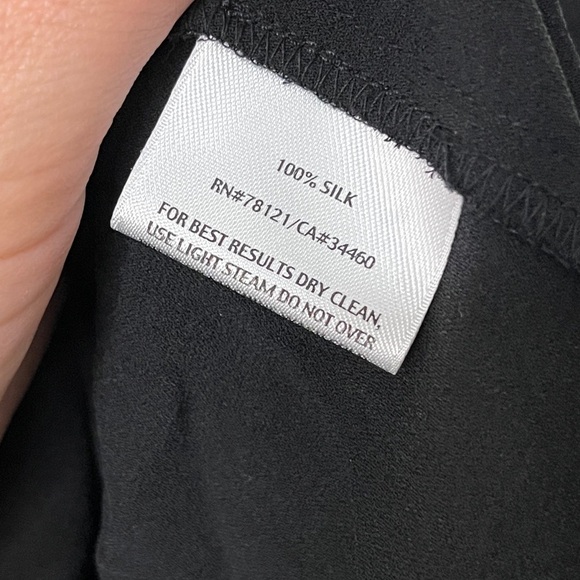 EILEEN FISHER Silk Georgette Crepe Split Hem Boxy Tank Sleeveless Top 1X - Picture 5 of 12